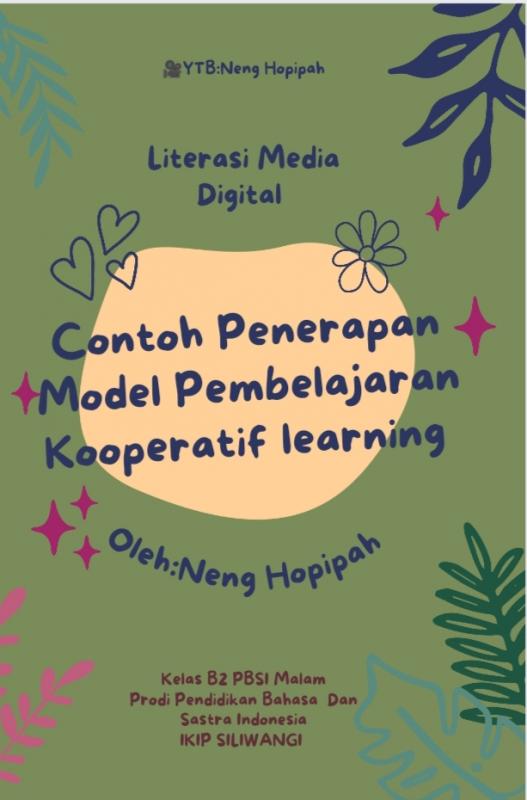 Contoh Penerapan Model Pembelajaran Kooperatif Learning 