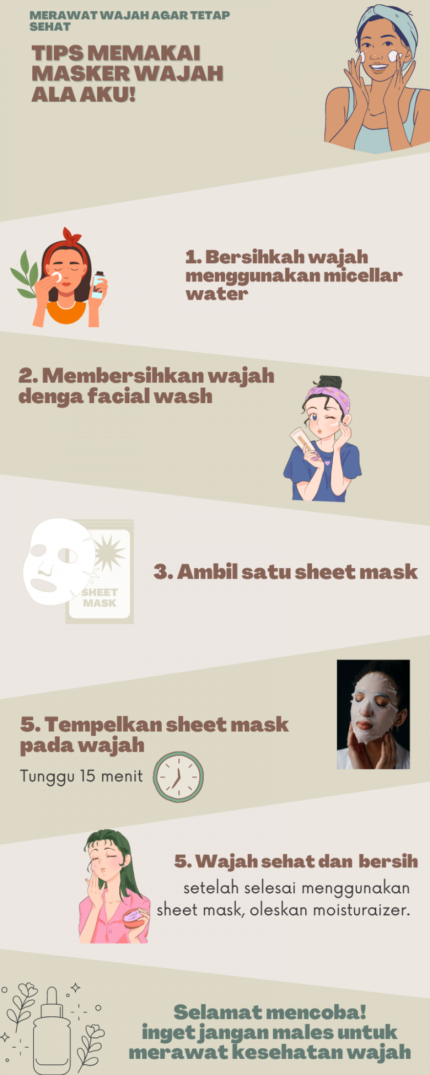 Tips Memakai Masker Wajah Ala Aku